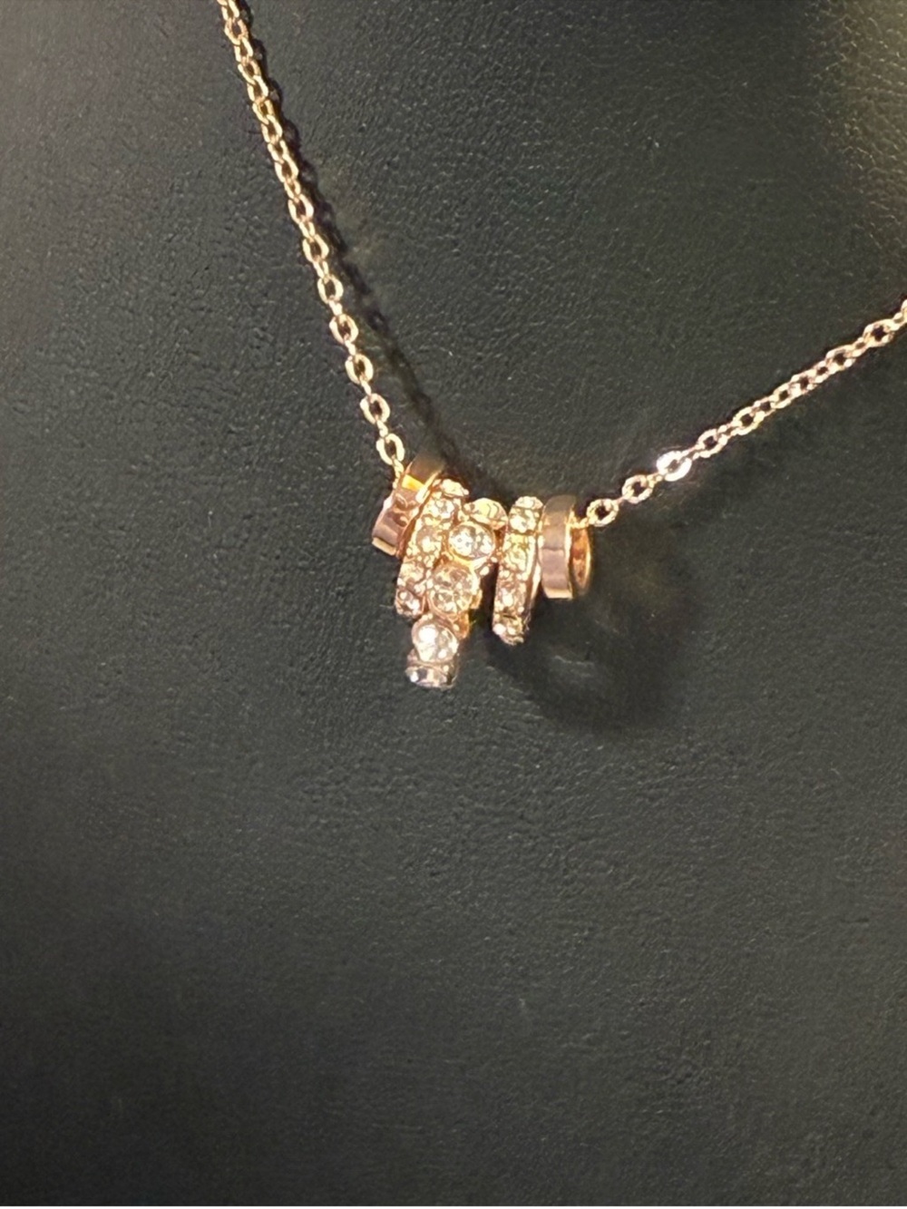 Crystal Rings Necklace - Picture 3 of 5
